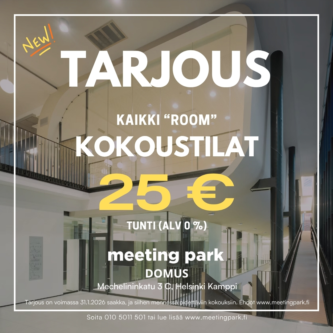 Kokoustilat 25 €/h