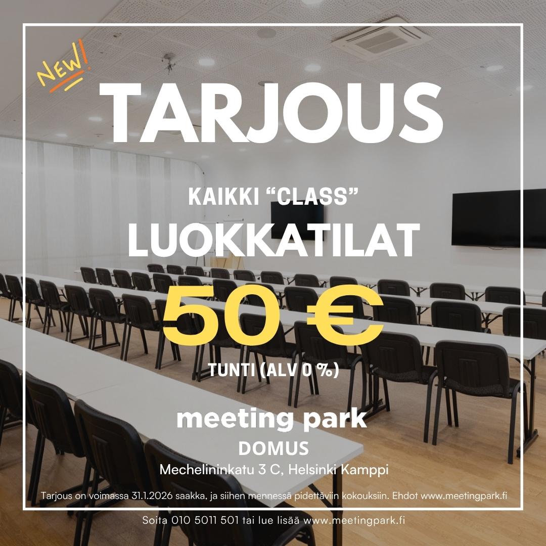 Luokkatilat 50,00 €/h