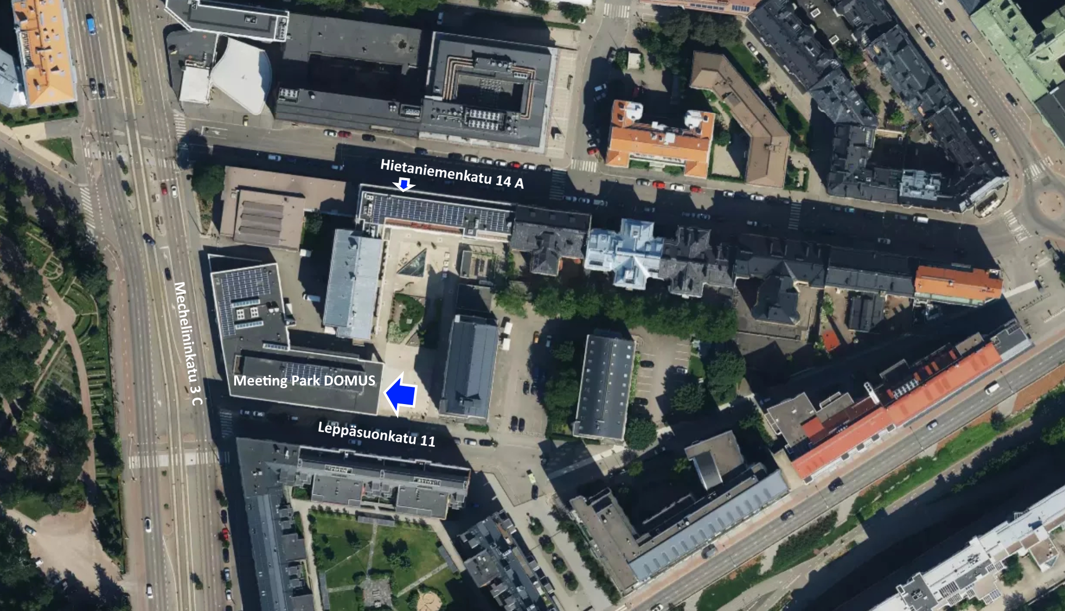 Meeting Park DOMUS, Mechelininkatu 3 C, FI-00100 Helsinki